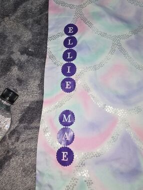 Mermaid Pillowcase Personalized Ellie Mae Tie Dye Kids Bedding –